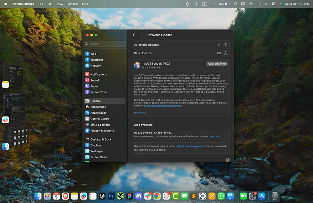 macOS Sequoia 15.0.1